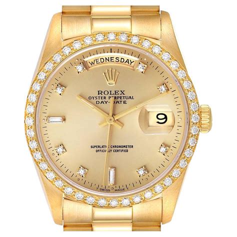 montre rolex diamant|Rolex or jaune.